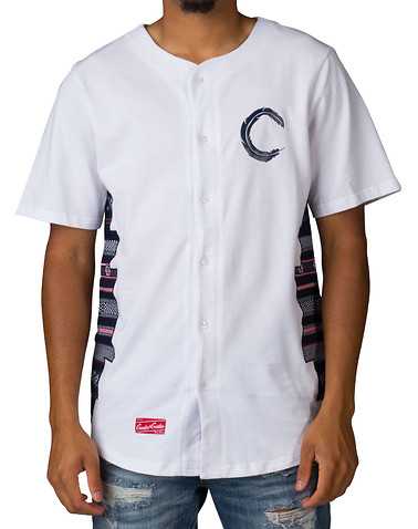 CROOKS AND CASTLES MENS White Clothing / Button Down Shirts L