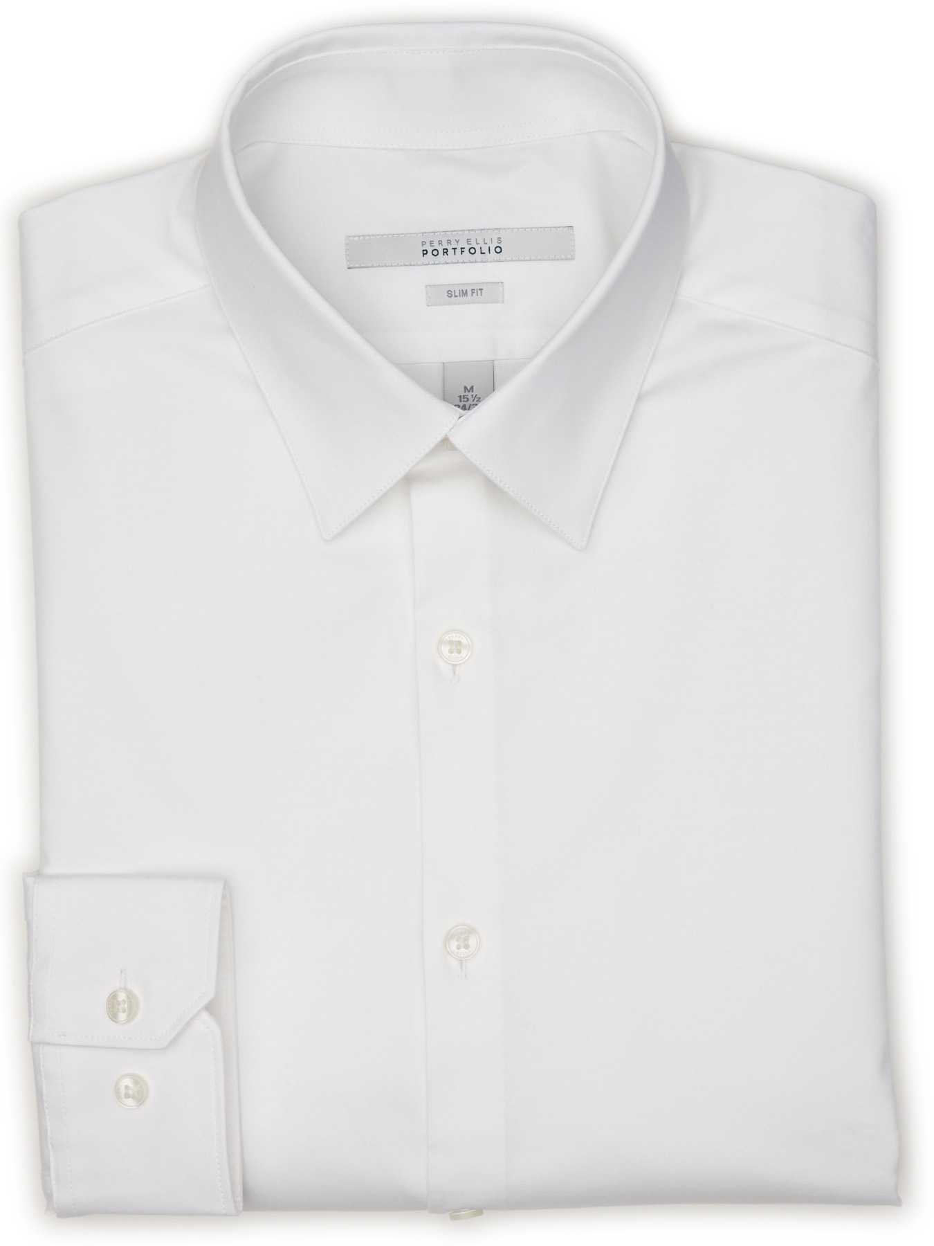Perry Ellis Slim Fit Stretch Portfolio Dress Shirt