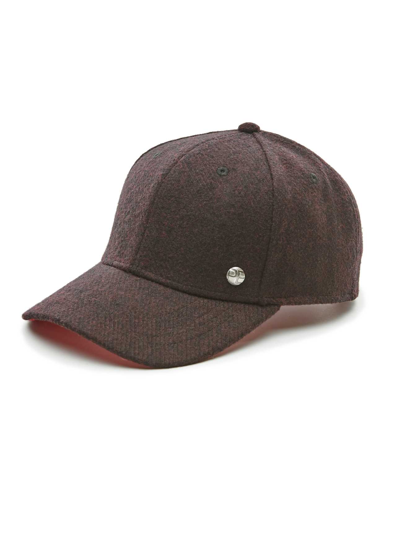 Perry Ellis Textured Wool Baseball Cap
