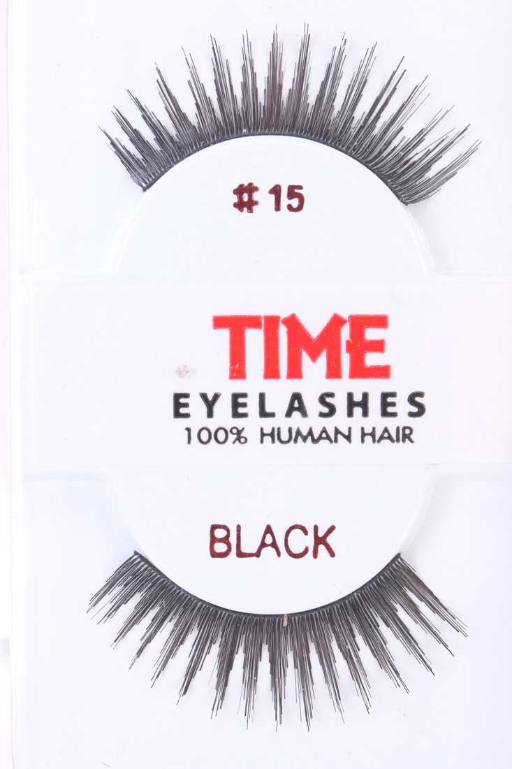 Black Full Glamour Human Hair Eyelashes