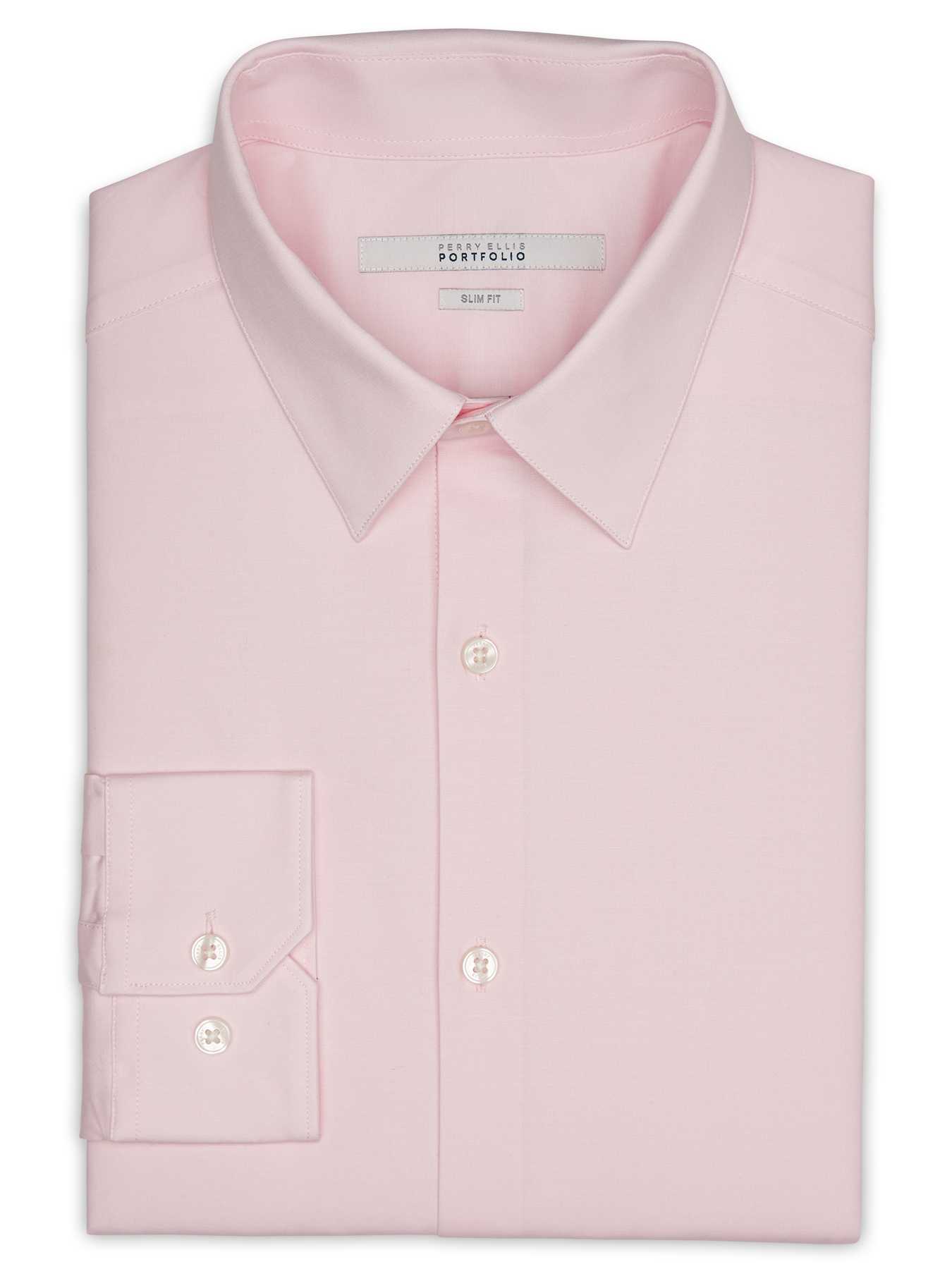 Perry Ellis Slim Fit Stretch Portfolio Dress Shirt