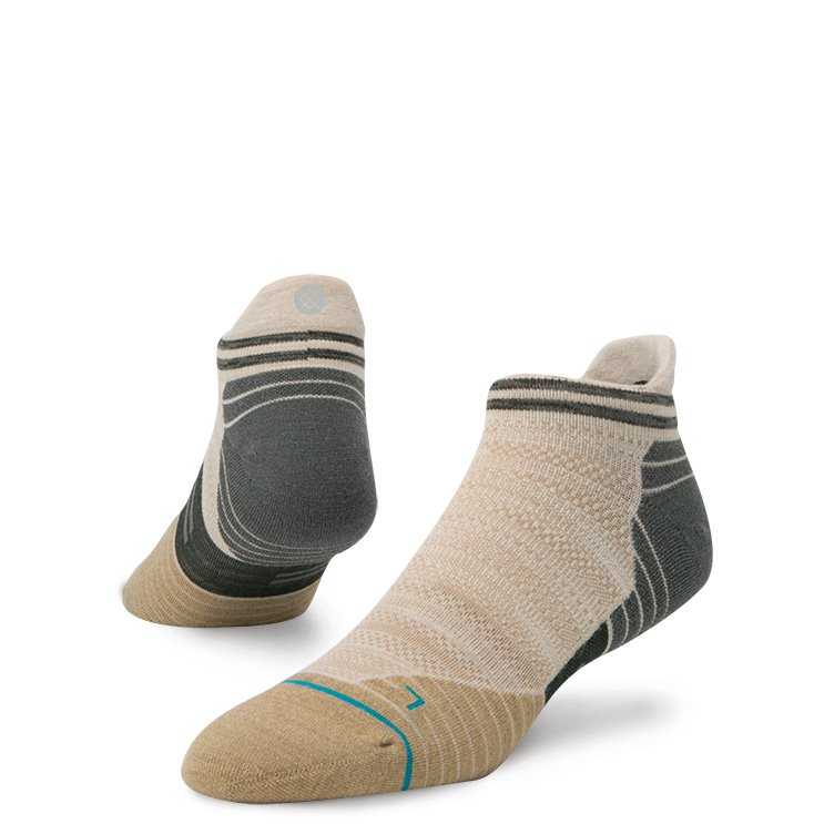 Stance Jolt Wool Tab (Tan) wool run Socks
