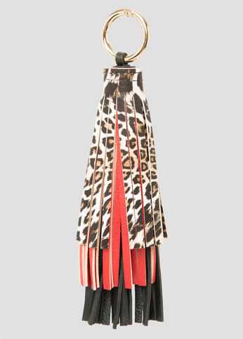 Triple Layer Fringe Handbag Charm
