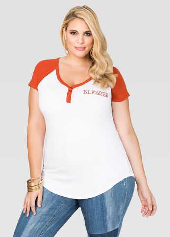 Blessed Raglan Tee