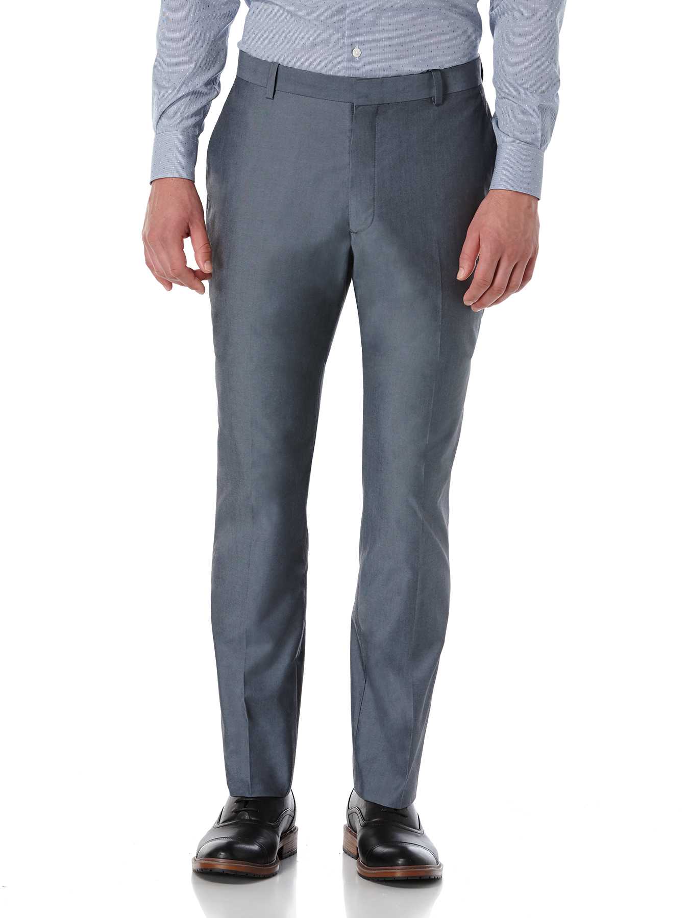 Perry Ellis Slim Fit Chambray Suit Pant