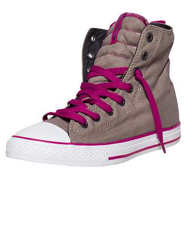 CONVERSE GIRLS Grey Footwear / Sneakers 5.5