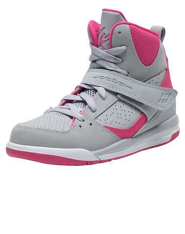 JORDAN GIRLS Grey Footwear / Sneakers