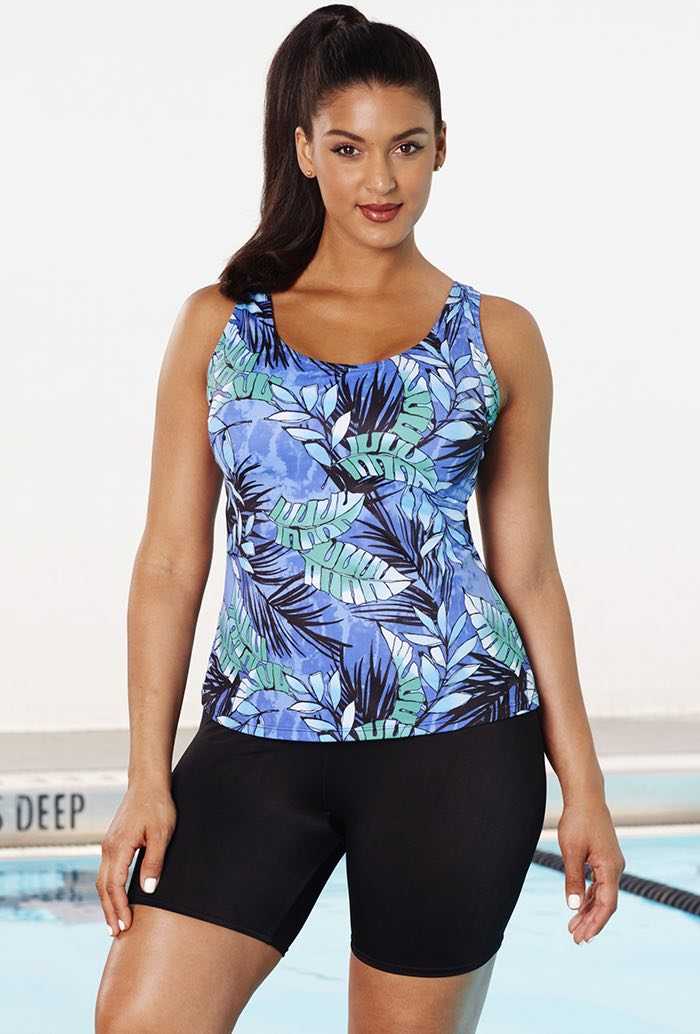 Chlorine Resistant Royal Palm Sport Bike Shortini
