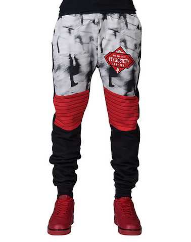FLY SOCIETY MENS Black Clothing / Sweatpants XXL