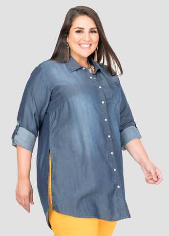 Tencel Denim Tunic