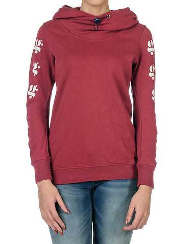 G-STAR WOMENS Burgundy Clothing / Sweatshirts L