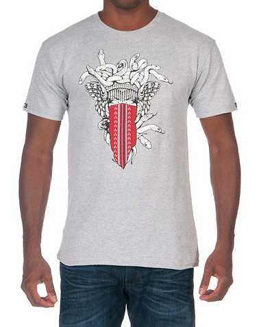 CROOKS AND CASTLES MENS Grey Clothing / Tops L