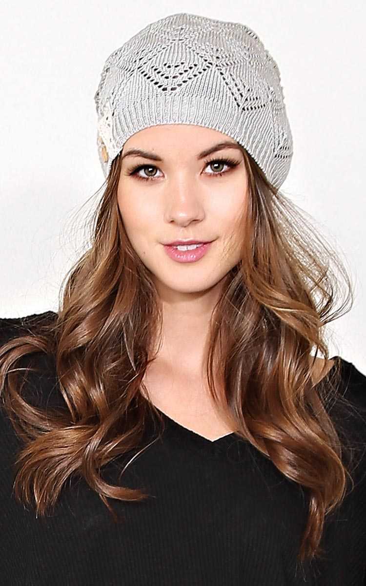 Grey Melange No Chill Knit Beanie - N/S - Lt. Grey by Styles For Less