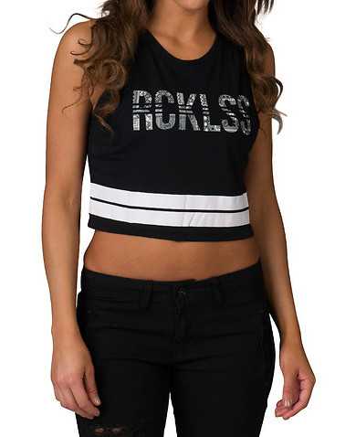 RECKLESS GIRLS WOMENS Black Clothing / Tank Tops
