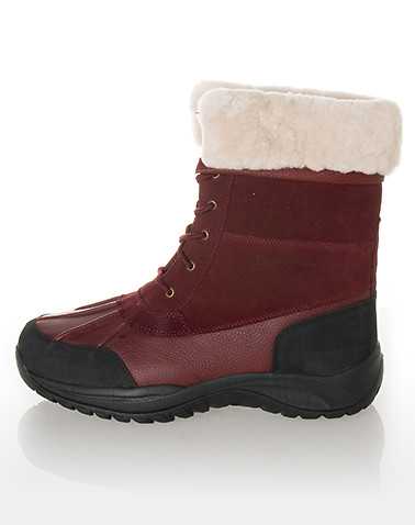 BEARPAW MENS Dark Red Footwear / Boots 8