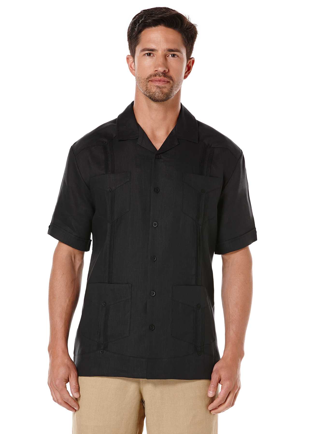 Cubavera 100% Linen Short Sleeve Classic Guayabera