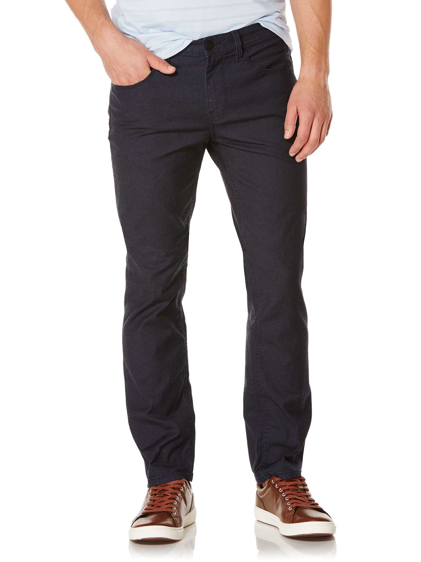Perry Ellis Big and Tall Textured 5 Pocket Jean