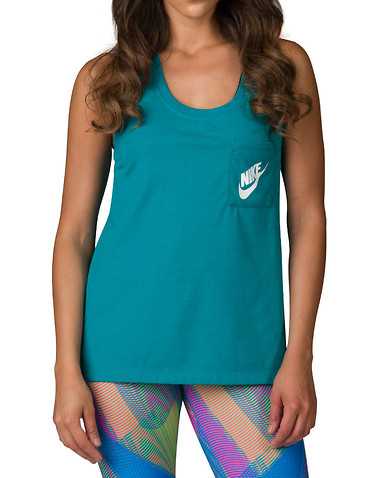 NIKE WOMENS Green Clothing / Tank Tops S