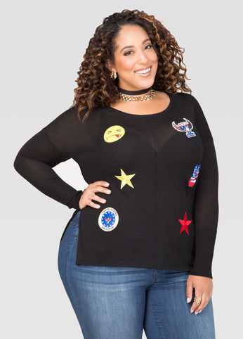 Patchwork Pullover Sweater