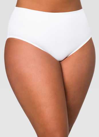 Solid High Waist Bikini Bottom