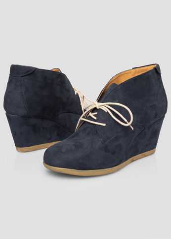 Wedge Chukka Bootie - Wide Width
