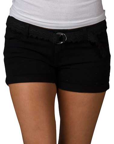 VANILLA STAR WOMENS Black Clothing / Casual Shorts