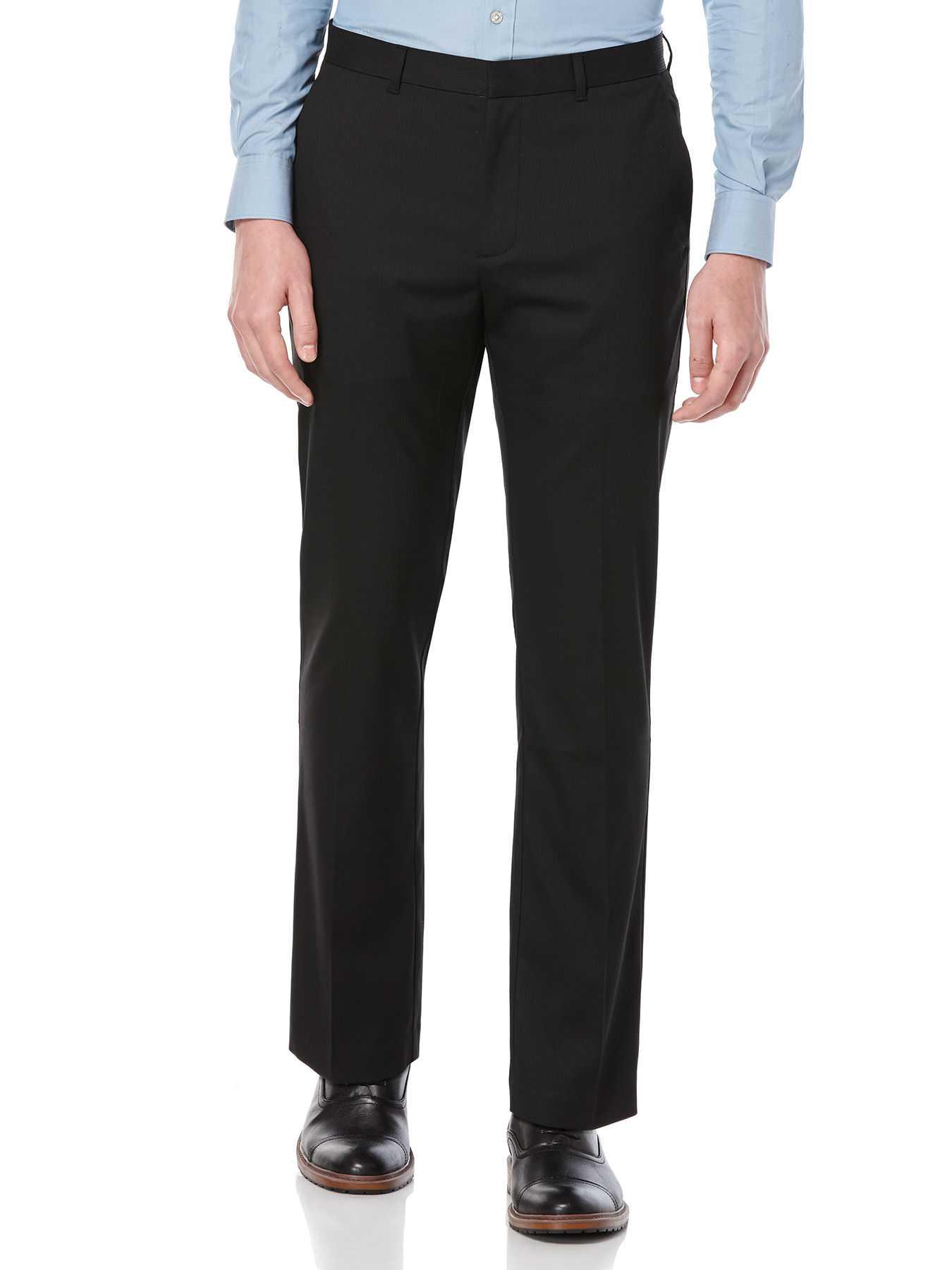 Perry Ellis Slim Fit Solid Stripe Dress Pant