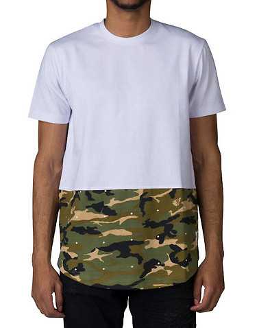 HUSTLE GANG MENS White Clothing / Tops