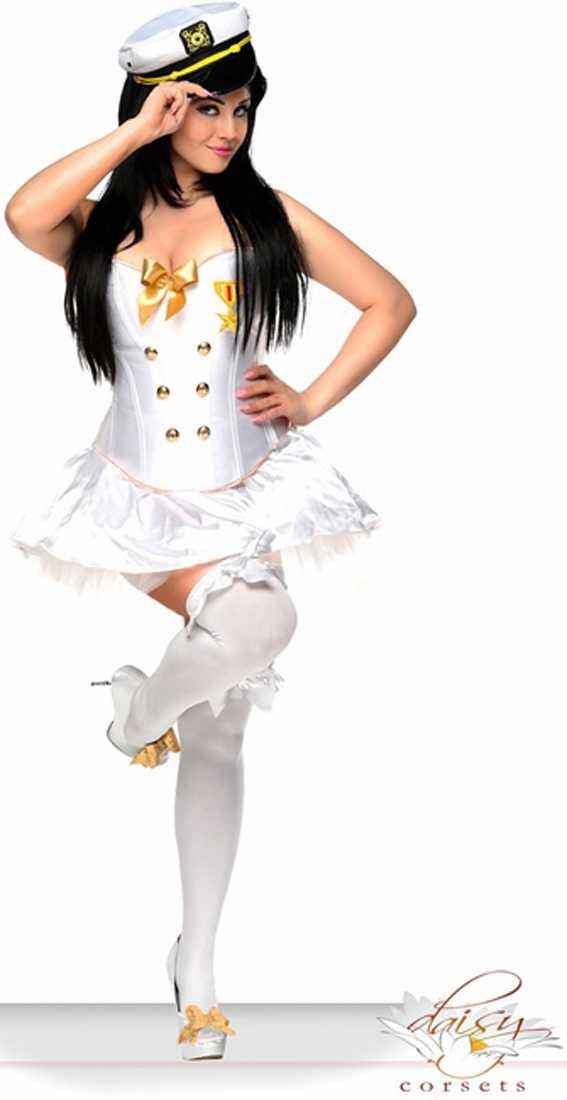 3 PC Sexy Navy Officer Costume