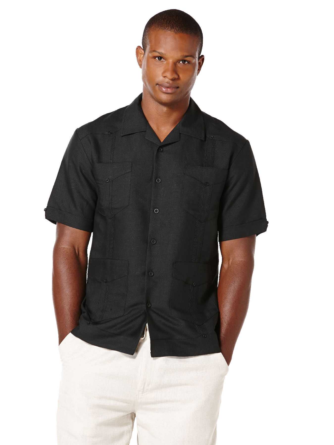 Cubavera Rayon Blend Short Sleeve Guayabera Shirt