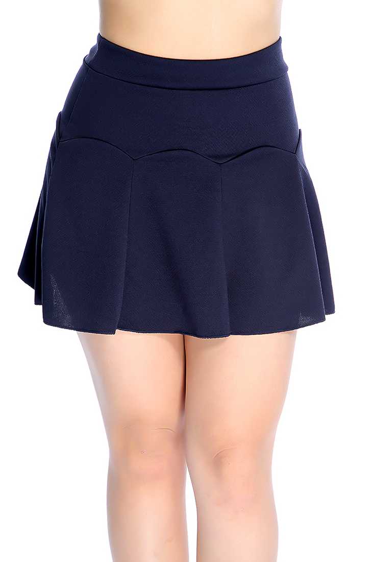 Sexy Navy Mini Skirt