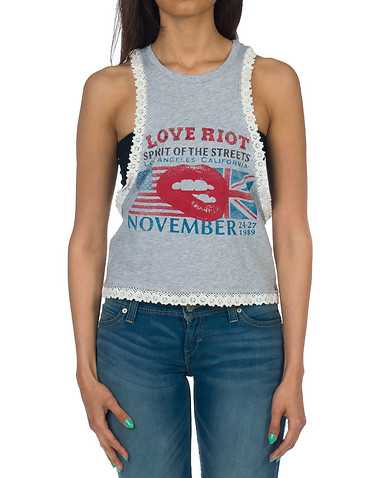 ESSENTIALS WOMENS Grey Clothing / Tank Tops