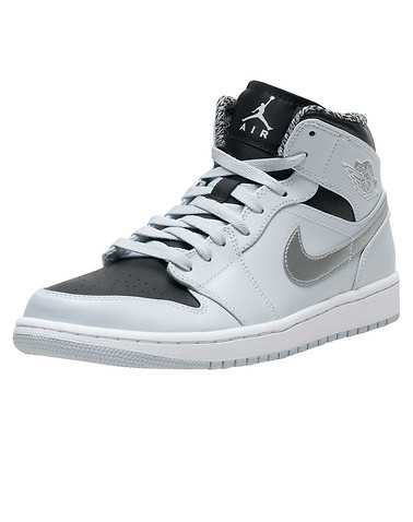 JORDAN MENS Silver Footwear / Sneakers