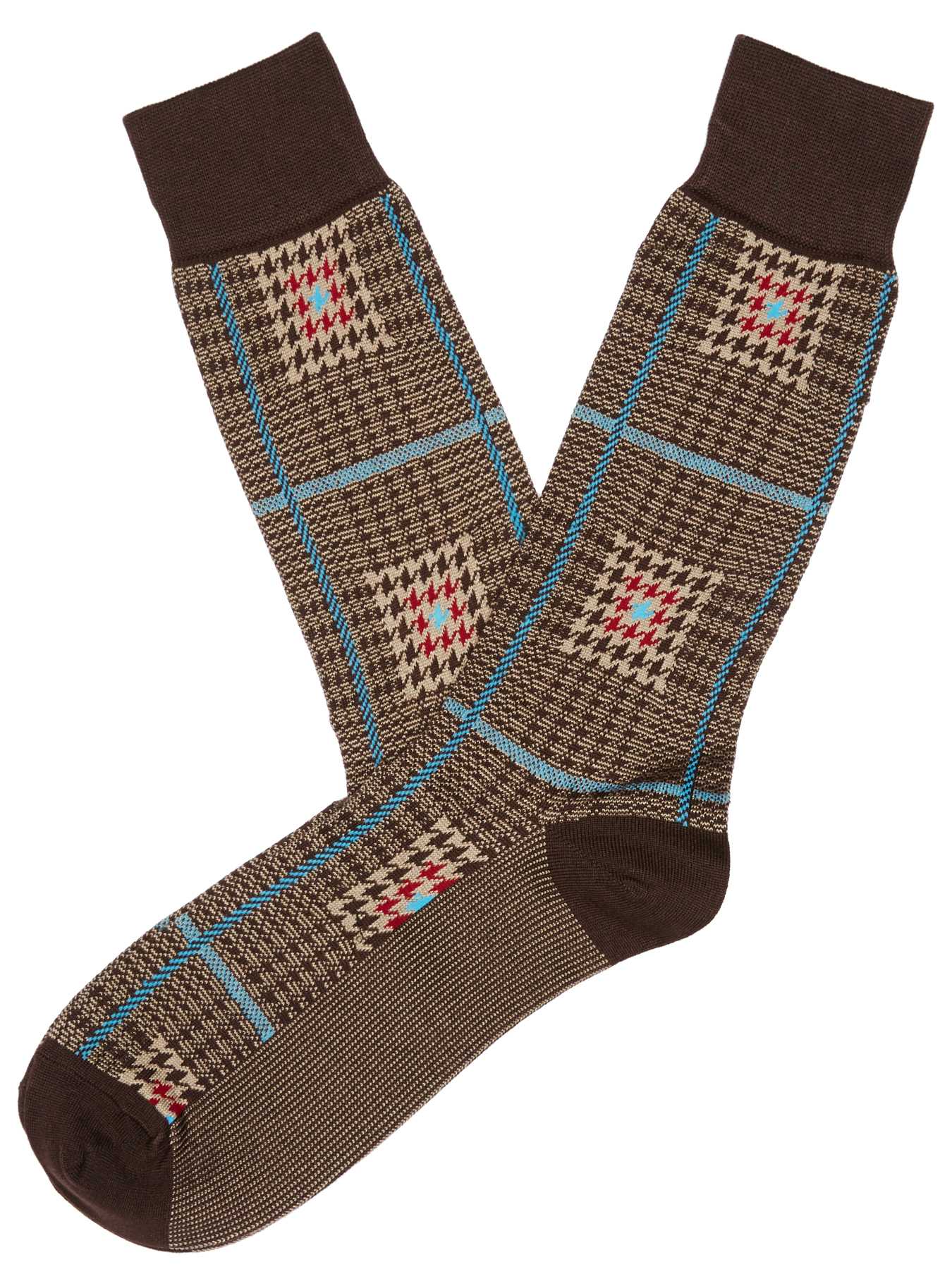 Perry Ellis Wineland Mercerized Cotton Sock