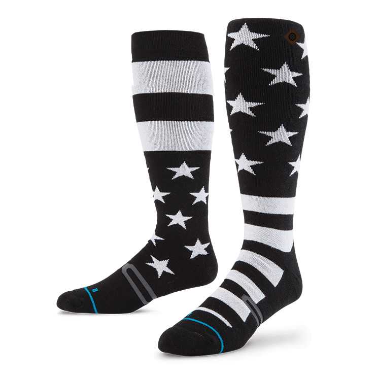 Stance Stars And Bars BLK S/M FUSION SNOW Socks