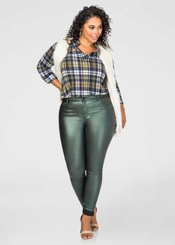 Coated 5-Pocket Skinny Jean