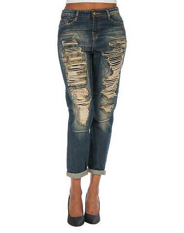ESSENTIALS WOMENS Blue Clothing / Jeans