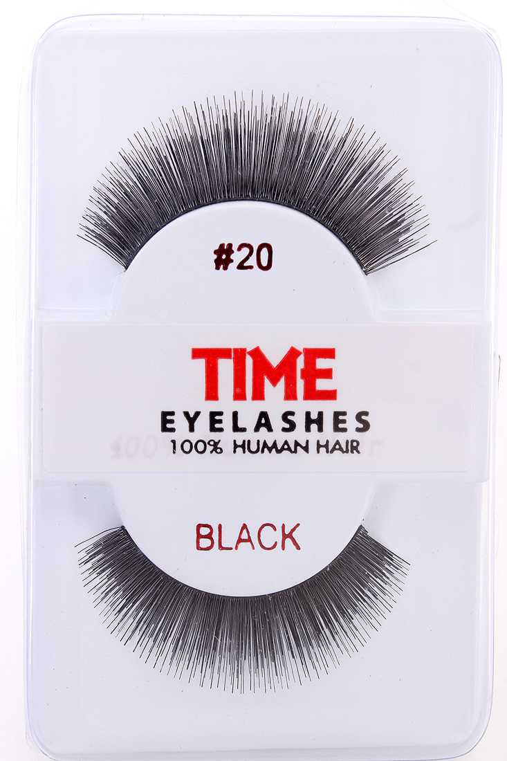 Black Human Hair Full Lengthening Glamour Eyelashes