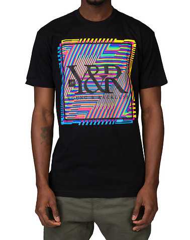 YOUNG AND RECKLESS MENS Black Clothing / Tops L