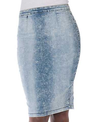 ESSENTIALS WOMENS Medium Blue Clothing / Skirts S