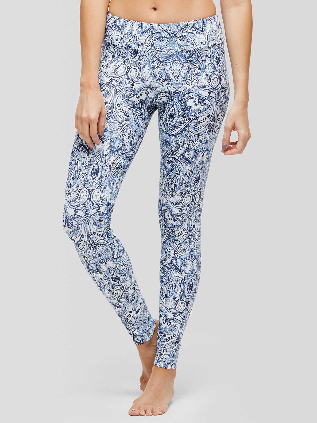Peony Evil Eye Print Leggings