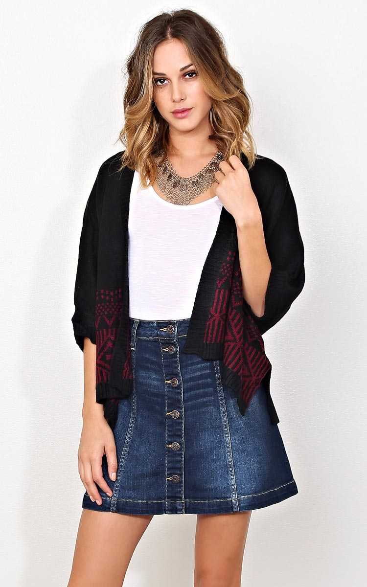 Brighten You Day Knit Wrap - - Combo in Size by Styles For Less