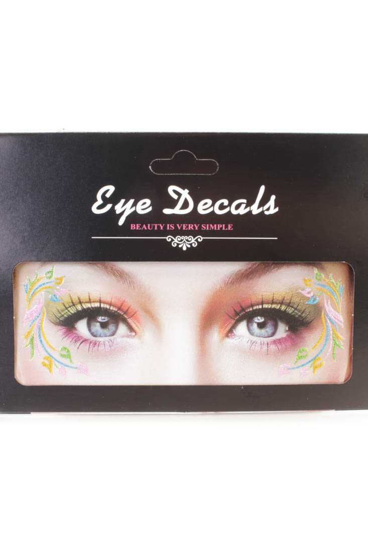 Marigold Pink Glitter Facial Stickers