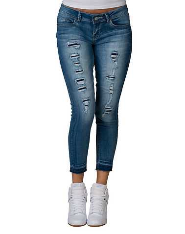 ESSENTIALS WOMENS Blue Clothing / Denim Shorts