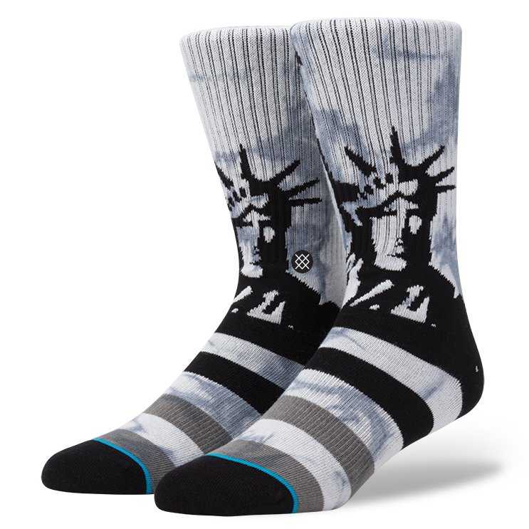 Stance Lady Liberty (Grey) classic crew light Socks