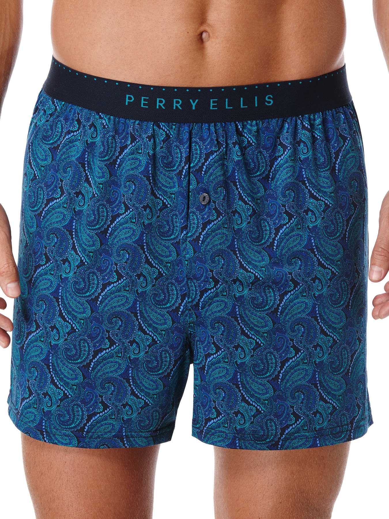 Perry Ellis Luxe Paisley Boxer Short