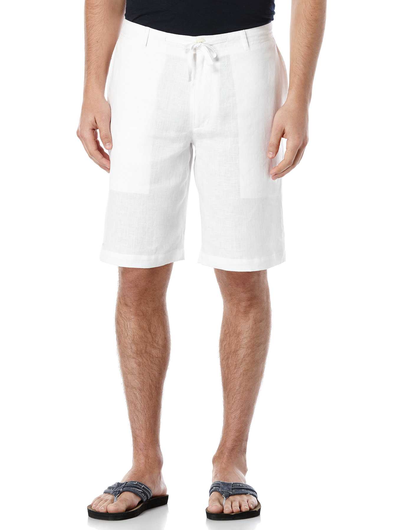 Perry Ellis Linen Washed Drawstring Short