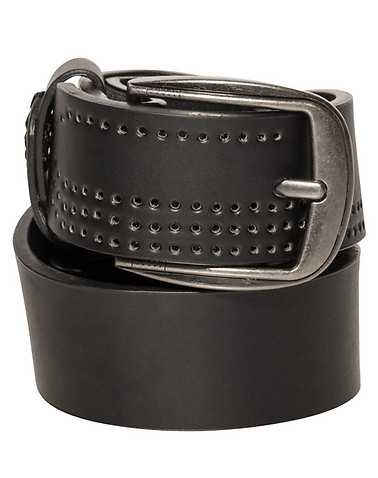 ESSENTIALS MENS Black Accessories / Belts 36