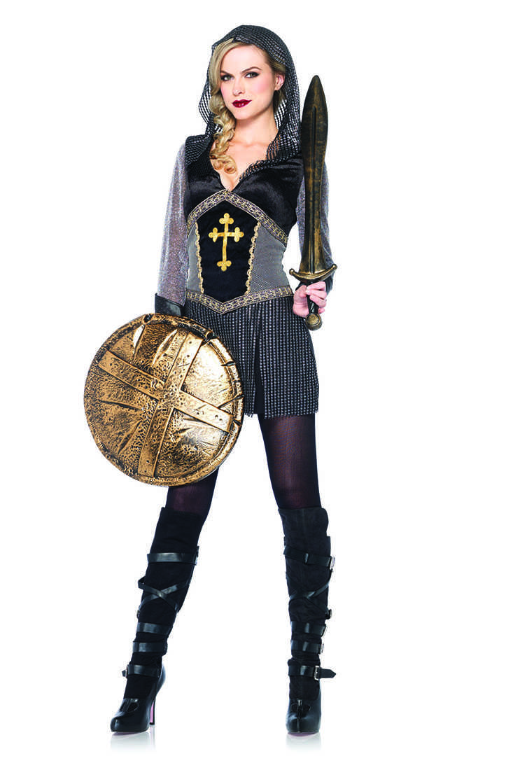 Black Silver Joan Of Arc Costume