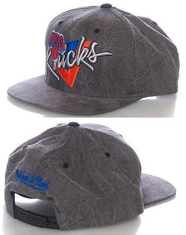 MITCHELL AND NESS MENS Grey Accessories / Caps Snapback One Size